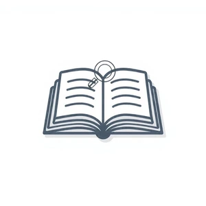 explore all medical tests open book with magnifying glass illustration