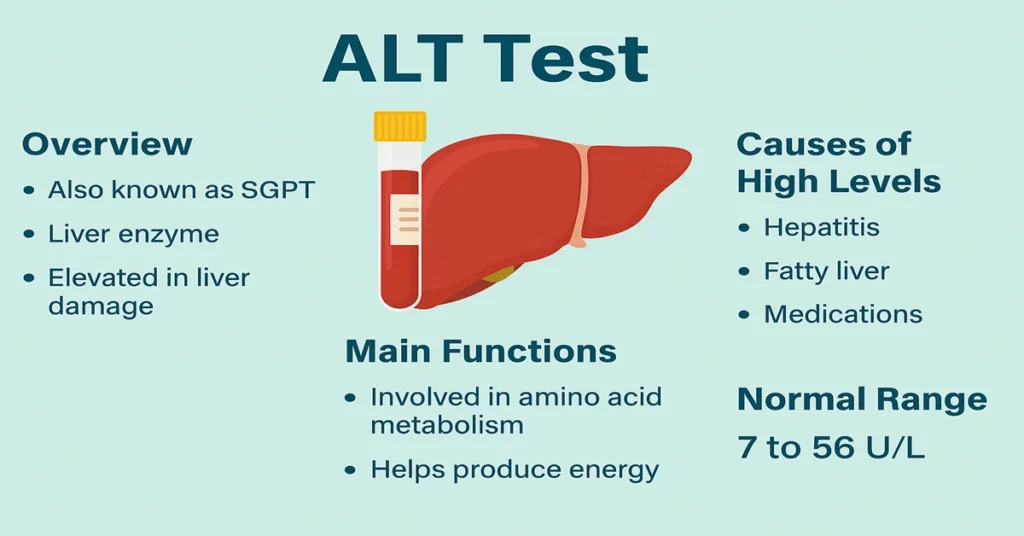 ALT (SGPT) Test – Normal Range, High and Low Causes, Symptoms, and Liver Function
