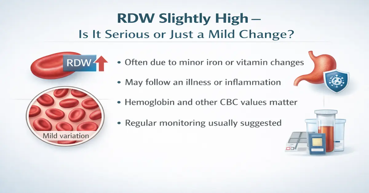 RDW Slightly High – Is It Serious or Just a Mild Change?